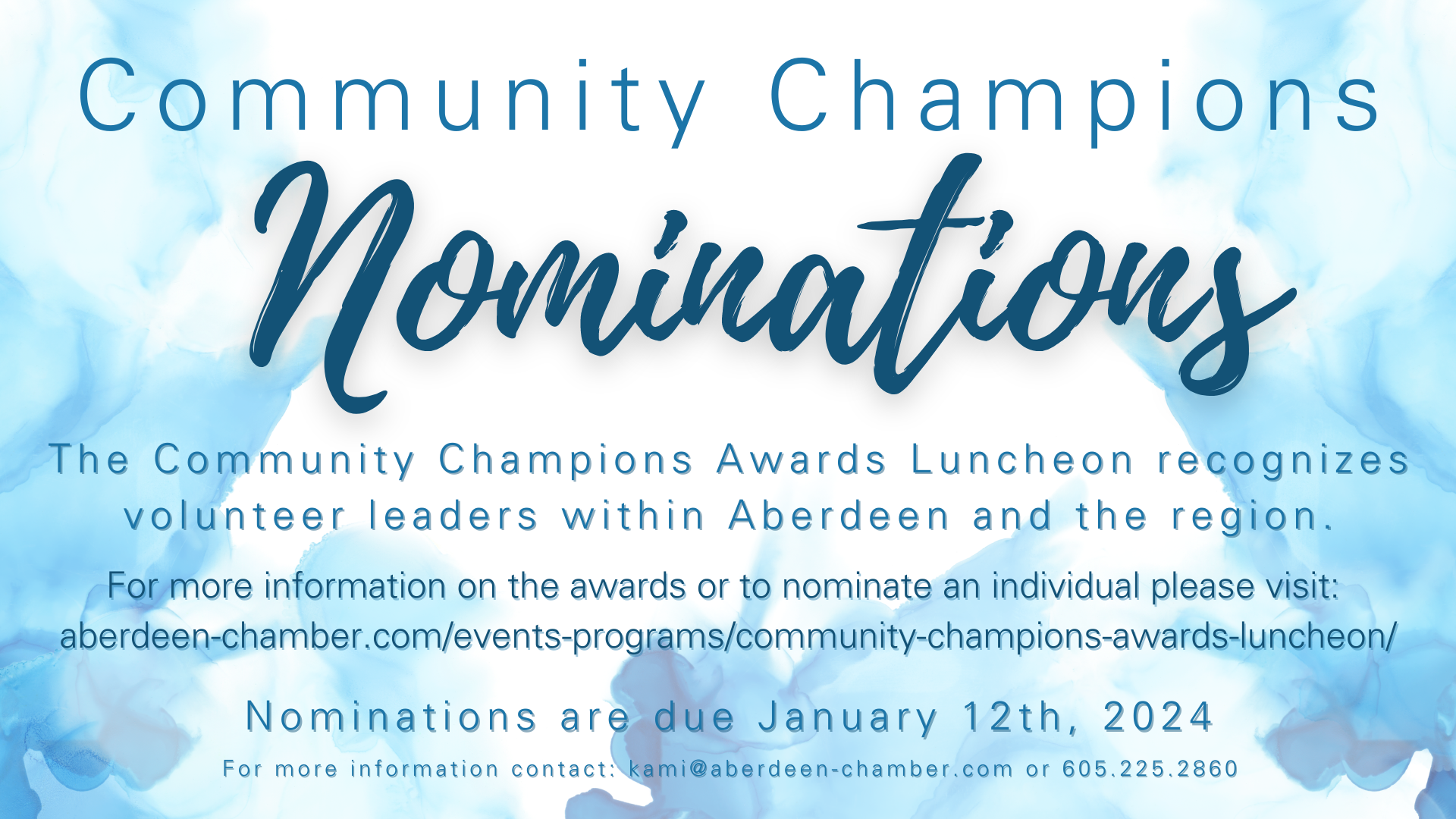 Community Champions Nominations 2024